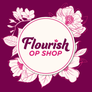 Flourish FB Square Logo | Op Shops